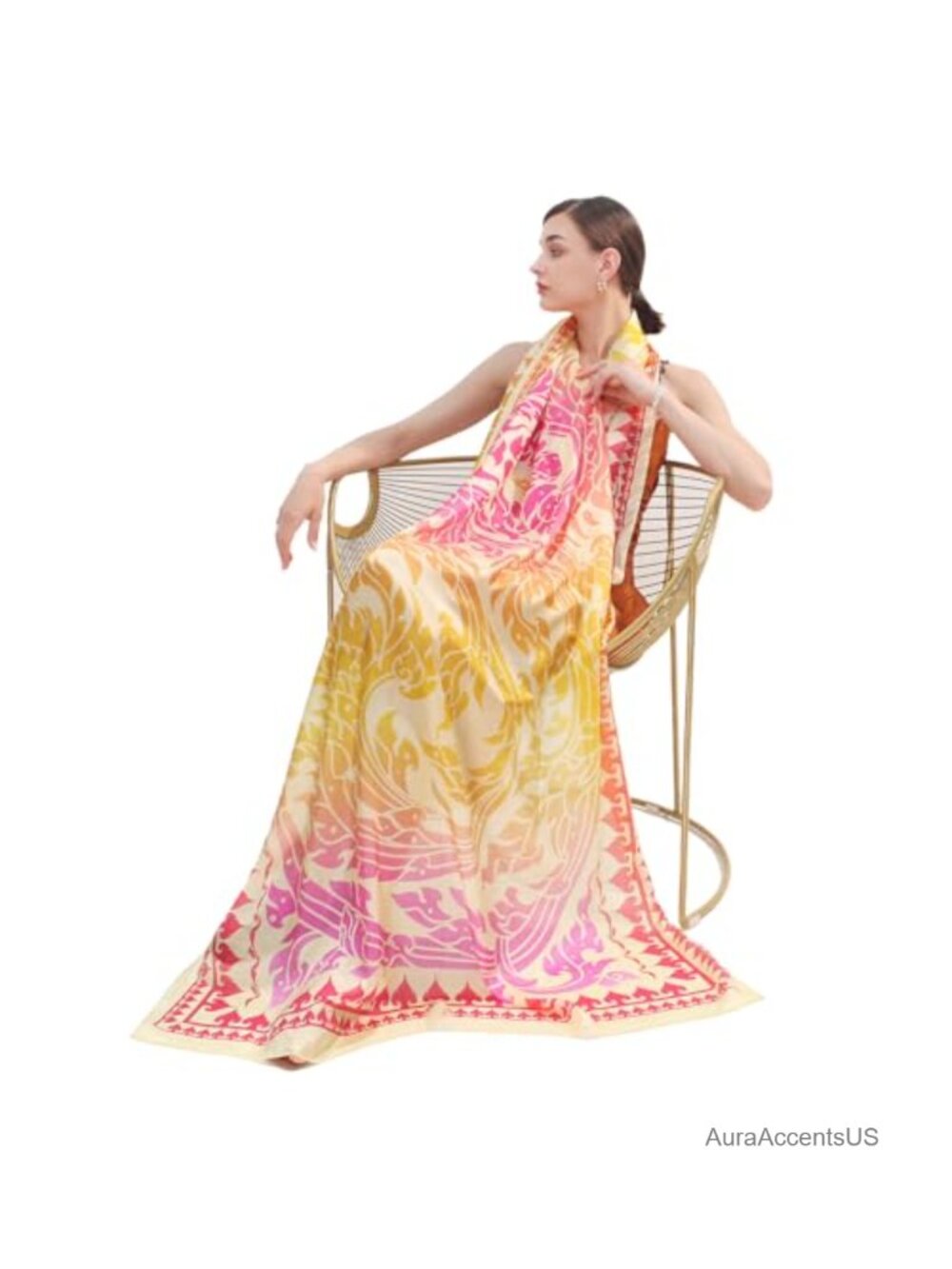 100% Mulberry Silk Shawl Wrap Large Evening Wedding Party